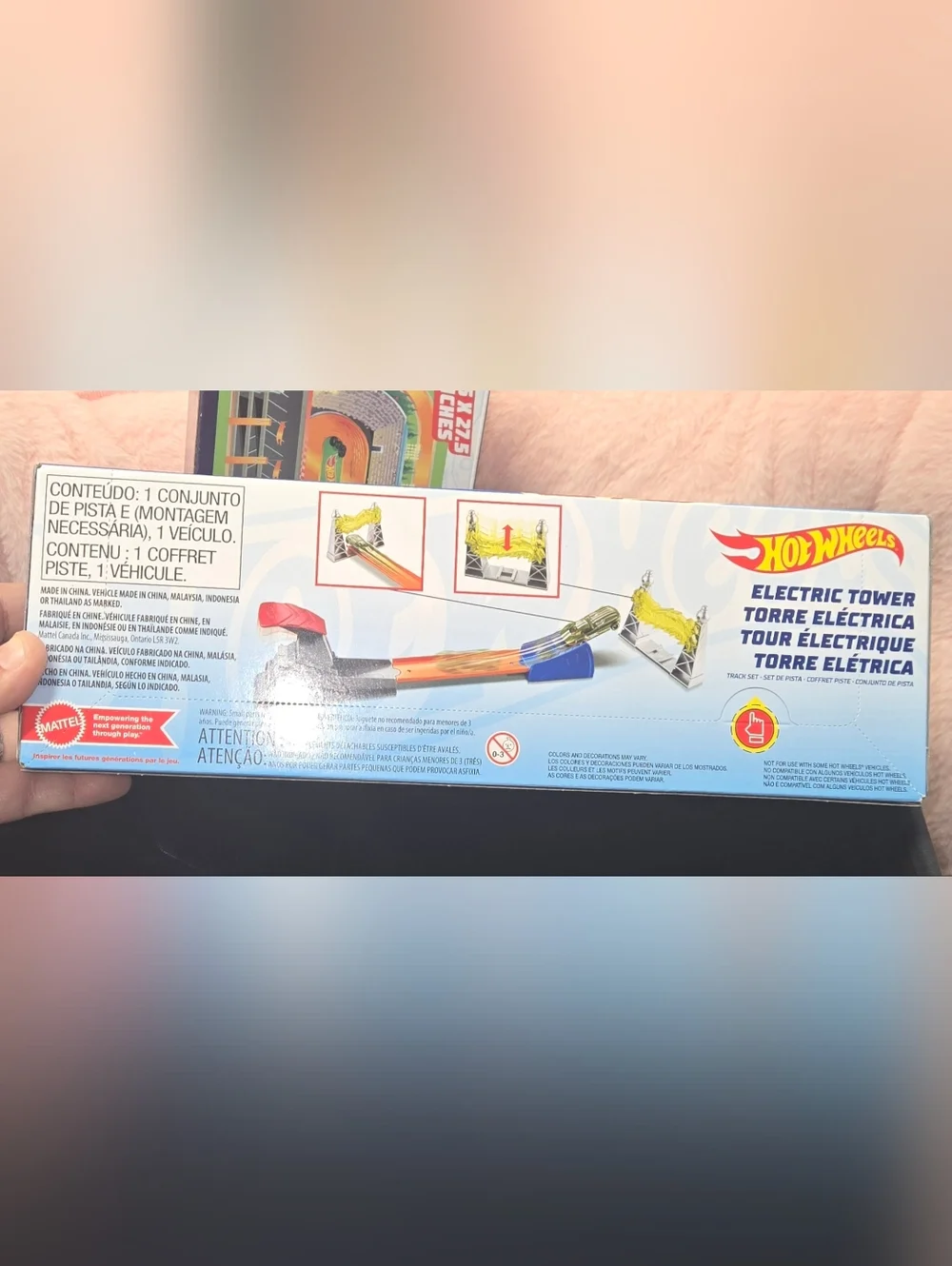 Kids Playset Of 3 - Blue & Yellow MegaMat Action Track